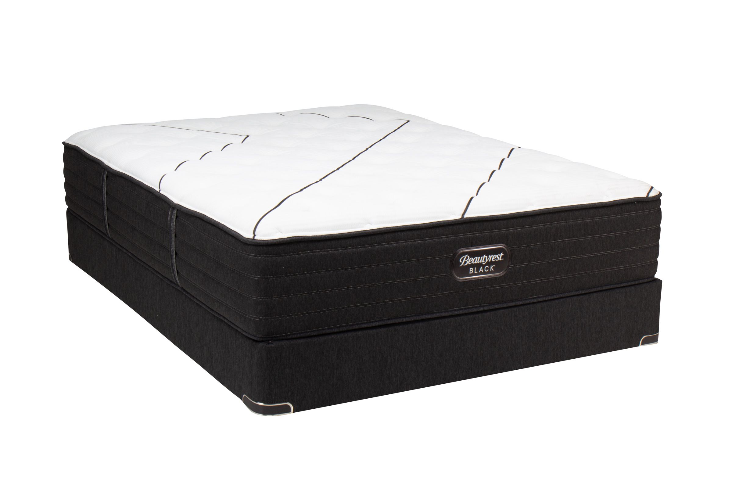 Clearance Beautyrest Black L Class Plush Queen Mattress In The
